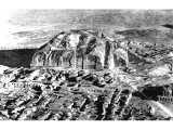 The Ziggurat or `Mountain of God` at Ur. Erected by Ur-Engur, king about 2400 BC. An early photograph of the site.